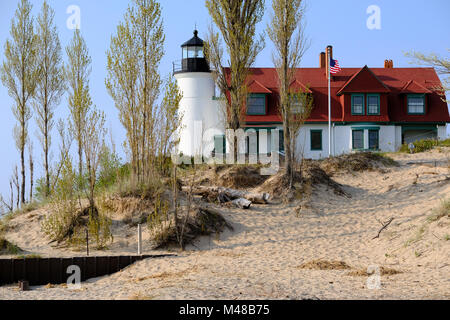 Betsie -- point phare, construit en 1858 Banque D'Images