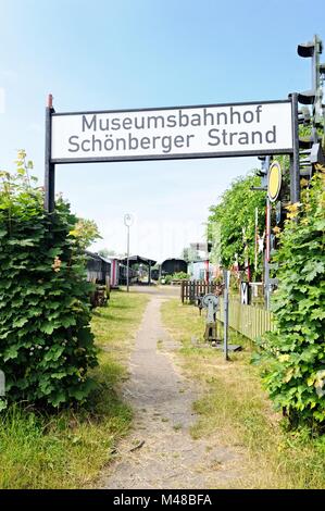 La station Musée de la mer Baltique Schönberger Plage Allemagne Banque D'Images