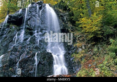 Dans Radau-Waterfall automne / Bad Harzburg - Niedersachsen Banque D'Images