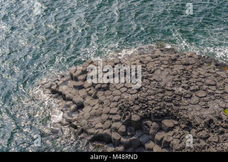 Jusangjeolli Daepo Falaise, l'île de Jeju, Corée du Sud Banque D'Images