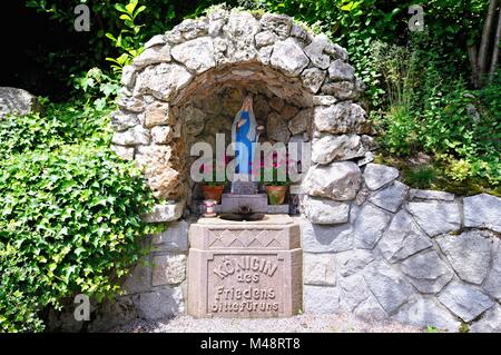 Grotto reine de la paix à Seebach Forêt Noire Allemagne Banque D'Images