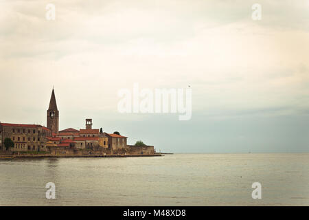 Ville de Porec site du patrimoine mondial de l'UNESCO Banque D'Images