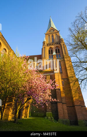 Cathédrale de Schwerin, Mecklembourg Poméranie occidentale, Allemagne Banque D'Images