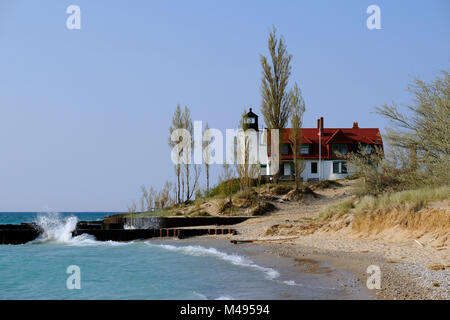 Betsie -- point phare, construit en 1858 Banque D'Images