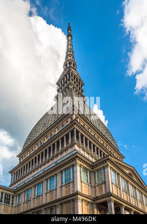 La tour de Mole Antonelliana, le symbole de Turin, Italie Banque D'Images