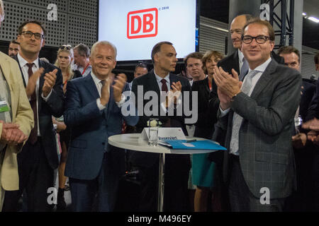 Première mondiale de la nouvelle ICE4-Train Banque D'Images