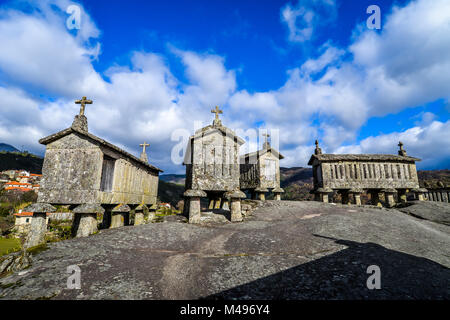 Le petit village de Paneda, dans le nord du Portugal Banque D'Images