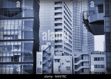 Tokyo, Japon - paysage urbain de gratte-ciel à Akasaka Sacas district. Banque D'Images