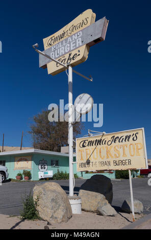 Emma Jean's Burger Holland Cafe, Route 66, California, USA Banque D'Images