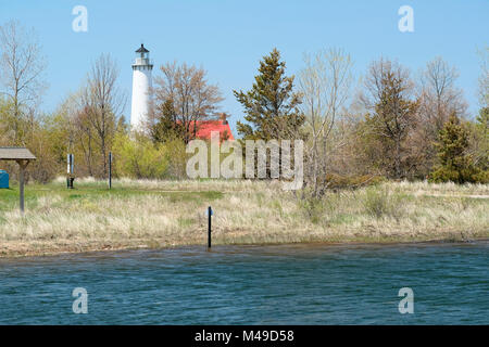 Tawas Point Lighthouse, construit en 1876 Banque D'Images