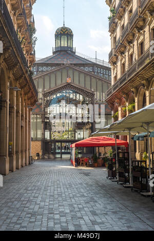 Mercat del Born de Barcelone dans le quartier La Ribera Banque D'Images