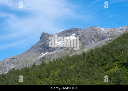 Paysage de montagne en Norvège Banque D'Images