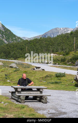 Paysage de montagne en Norvège Banque D'Images