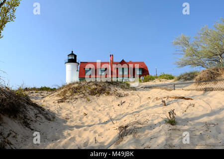 Betsie -- point phare, construit en 1858 Banque D'Images