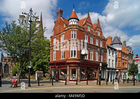 UK,South Yorkshire,Rotherham,Hamby's & High Street Banque D'Images