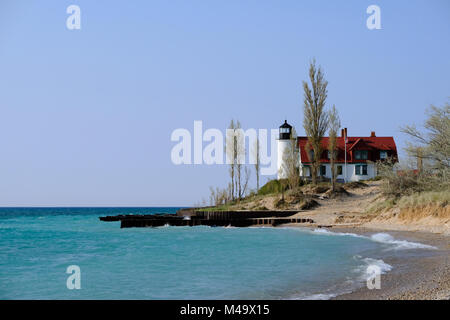 Betsie -- point phare, construit en 1858 Banque D'Images