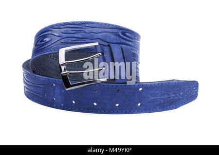 Ceinture fashion homme isolé sur fond blanc Banque D'Images