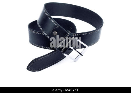 Ceinture fashion homme isolé sur fond blanc Banque D'Images