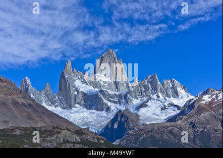 Le mont Fitz Roy, Patagonie, Argentine, Amérique du Sud Banque D'Images