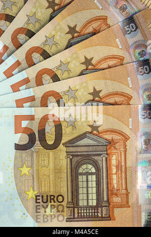 Billets de banque,50 euro note Banque D'Images