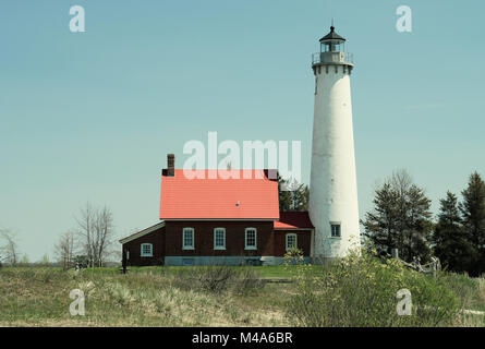 Tawas Point Lighthouse, construit en 1876 Banque D'Images