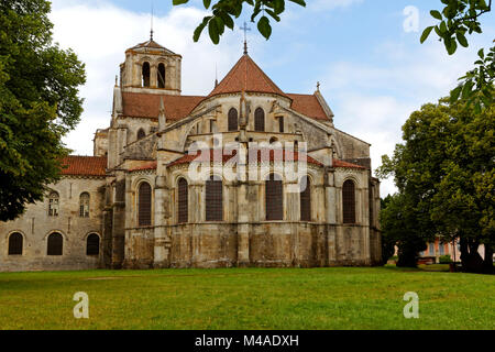 Basilique Sainte-Marie-Madeleine de Vézelay, Bourgogne, France Banque D'Images