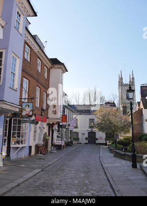 En face de la rue Windsor Castle Banque D'Images