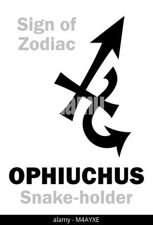 L'ASTROLOGIE : signe de zodiaque OPHIUCHUS (le serpent-holder) Banque D'Images L'ASTROLOGIE : signe de zodiaque OPHIUCHUS (le serpent-holder) Banque D'Images