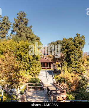 Jardin japonais à l'Huntington Botanical Gardens Banque D'Images