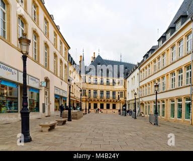 Le Luxembourg, Palais grand-ducal,Palais grand-ducal, la Ville de Luxembourg, Banque D'Images