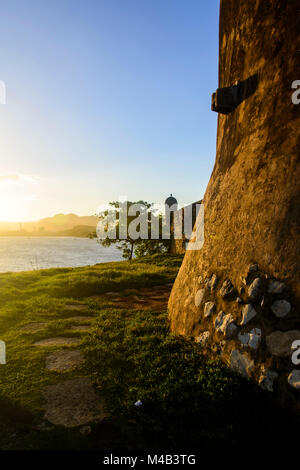 D'une tour de l'éclairage de la forteresse Fortaleza San Felipe de Puerto Plata, République dominicaine, Banque D'Images