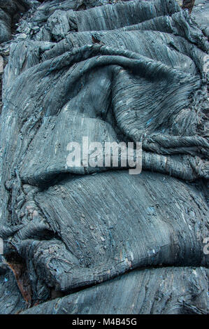 Lave froide après une éruption du volcan Tolbachik,Russie,Kamchatka Banque D'Images