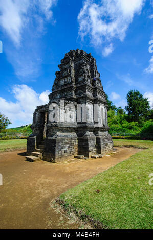 Complexe du temple hindou Dieng ,Dieng Plateau,Java,l'Indonésie Banque D'Images