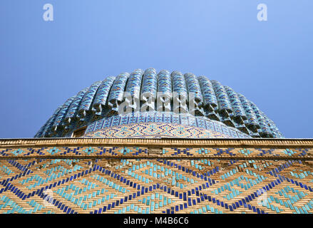 Dôme du Guri Amir mausoleum, Samarkand Banque D'Images