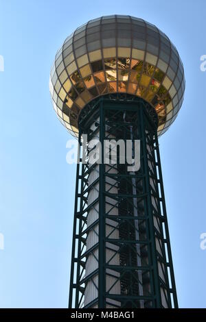 Également Sunsphere Tower de Knoxville, Tennessee Banque D'Images