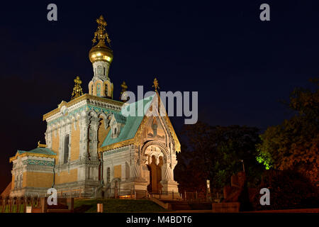 Chapelle russe Darmstadt Banque D'Images