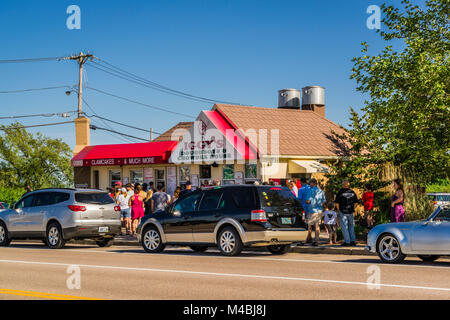 Iggy's Chowder House Doughboys et   Narragansett, Rhode Island, USA Banque D'Images