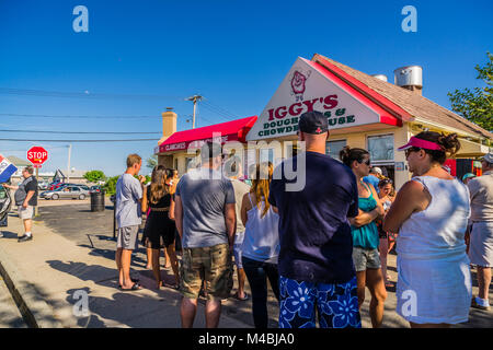 Iggy's Chowder House Doughboys et   Narragansett, Rhode Island, USA Banque D'Images