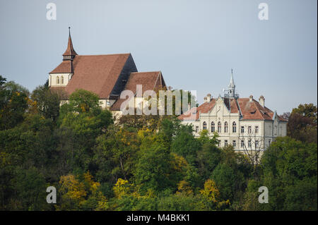 Vue de la ville de Sighisoara, Roumanie Banque D'Images