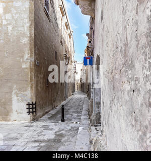 Malte - rues de Mdina Banque D'Images