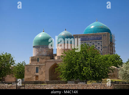 La mosquée Kok Gumbaz, Ouzbékistan Banque D'Images