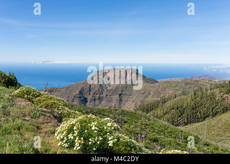 La Fortaleza, un célèbre tableland sur La Gomera Banque D'Images