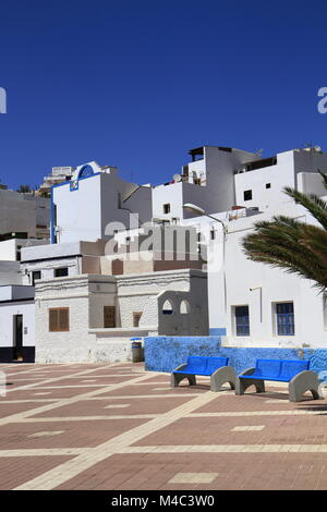 Street view en Las Playitas Village sur l'île de Fuerteventura Banque D'Images