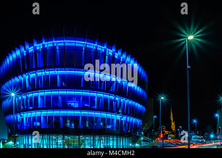 Oastler Building, University of Huddersfield, rond-point Shorehead, Huddersfield, West Yorkshire, Angleterre, Huddersfield, UK Banque D'Images