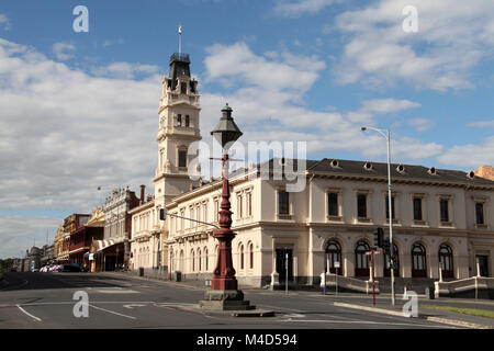 Ville historique de la ruée vers l'de Ballarat en Australie Banque D'Images