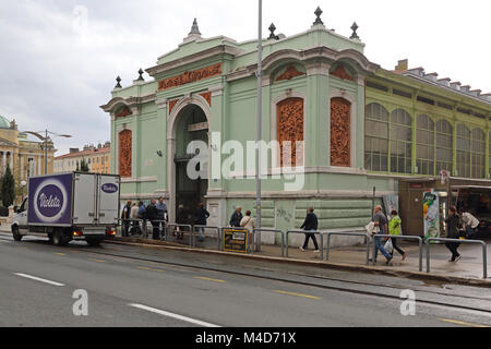 Marché de producteurs de Rijeka Banque D'Images