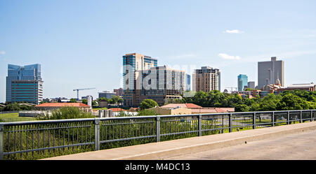 Fort Worth Texas City skyline et le centre-ville Banque D'Images