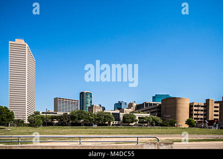 Fort Worth Texas City skyline et le centre-ville Banque D'Images