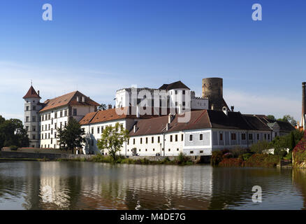 Château de Jindrichuv Hradec en Bohême du Sud, République Tchèque Banque D'Images