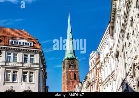 L'église Sainte Marie de la ville hanséatique de Lübeck Banque D'Images